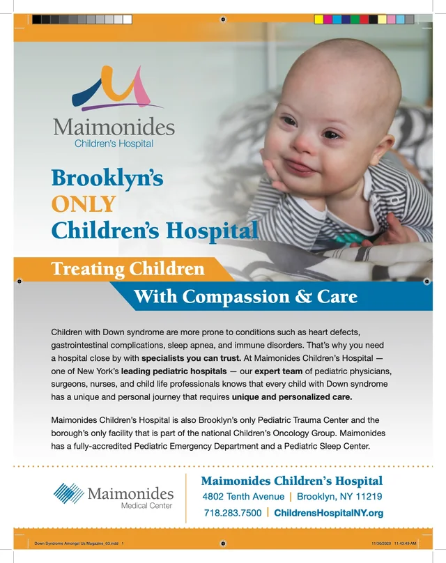 Maimonides Children’s Hospital advertisement